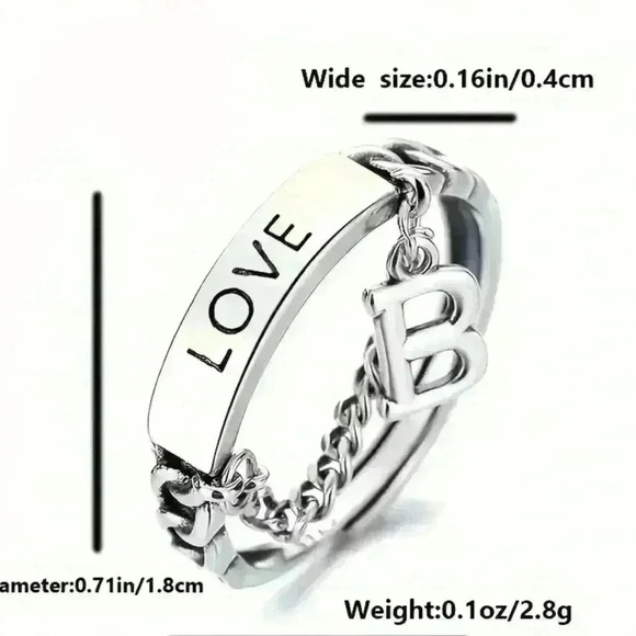 Symbol of Love Sterling Silver Ring - Picture 3 of 3